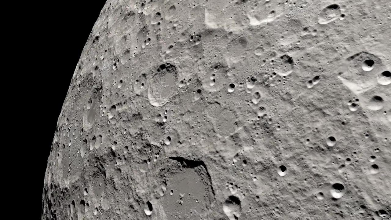 Apollo 12 view of the moon