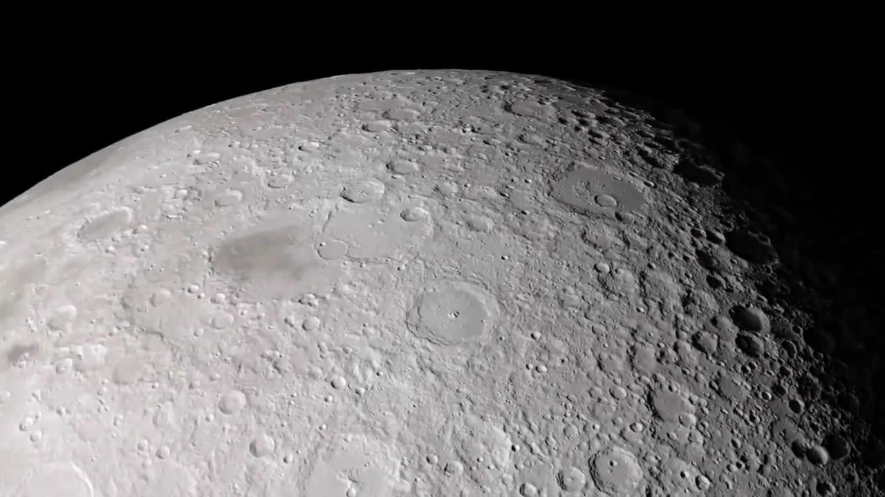 Moon - Close Up View - Real Sound. HD.