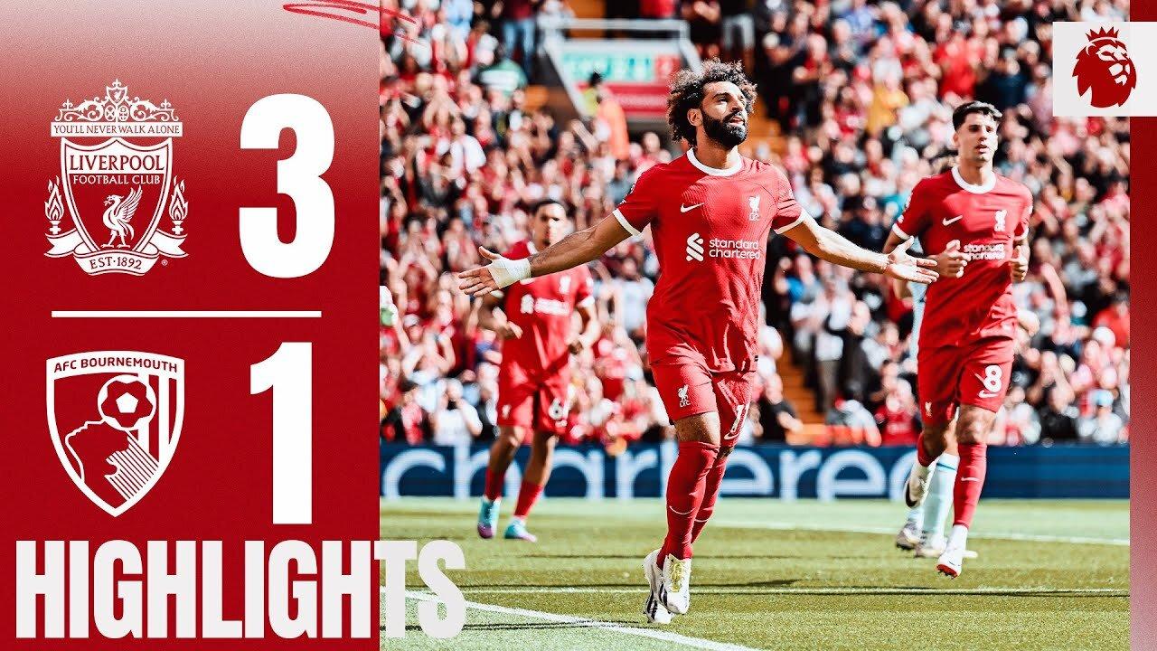 Anfield Magic! Liverpool 3-1 Bournemouth - Salah, Diaz, and Jota Shine - HIGHLIGHTS