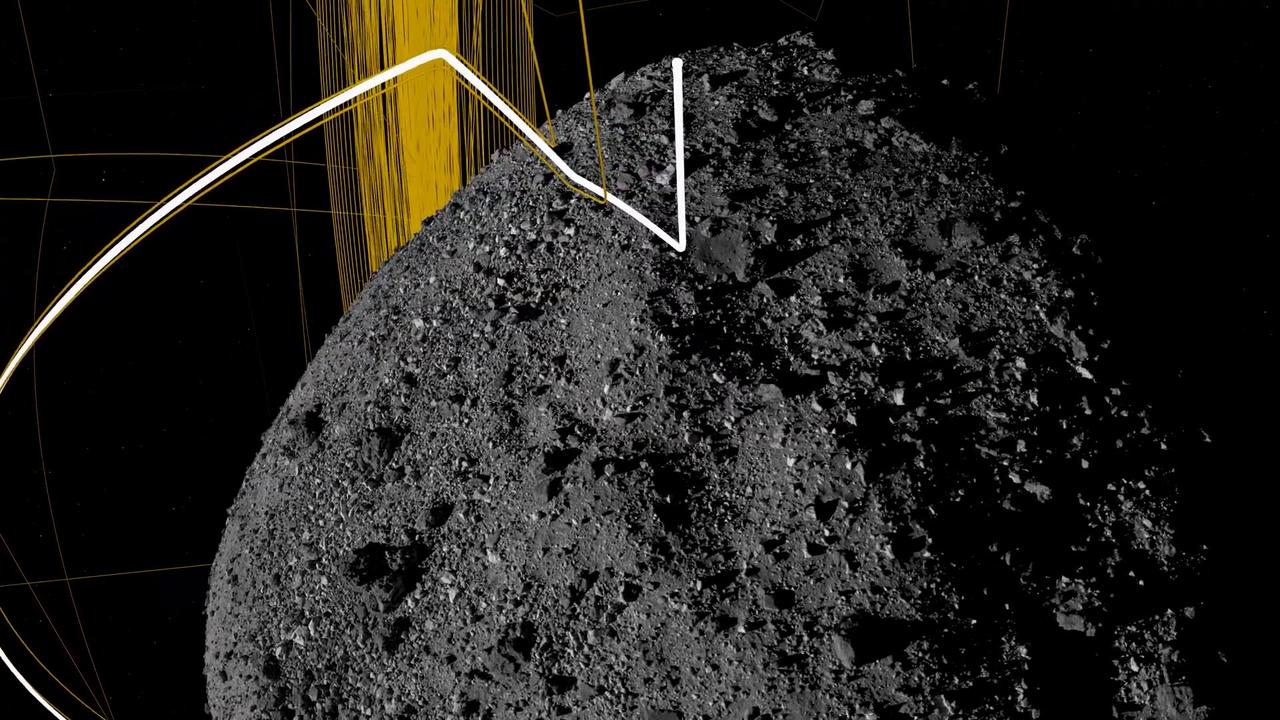 OSIRIS-REx Slings Orbital Web Around Asteroid to Capture Sample | 4K