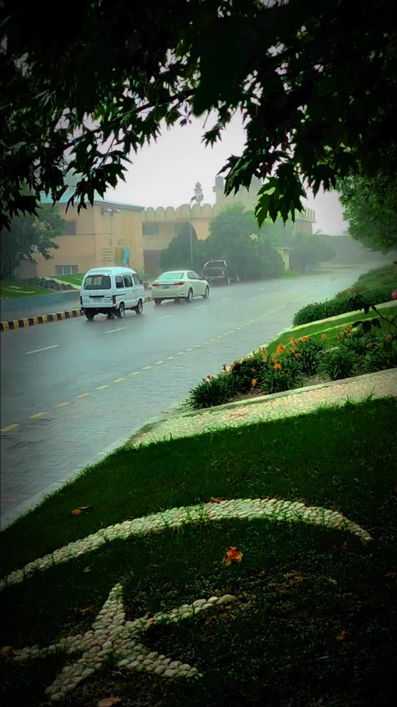 Nature love Raining in Abbottabad
