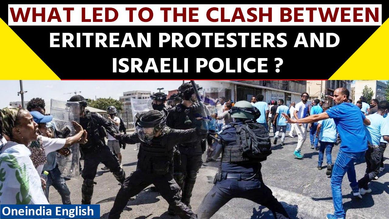 Israel: Eritrean protesters clash with Israeli police in Tel Aviv, over 100 injured | Oneindia News