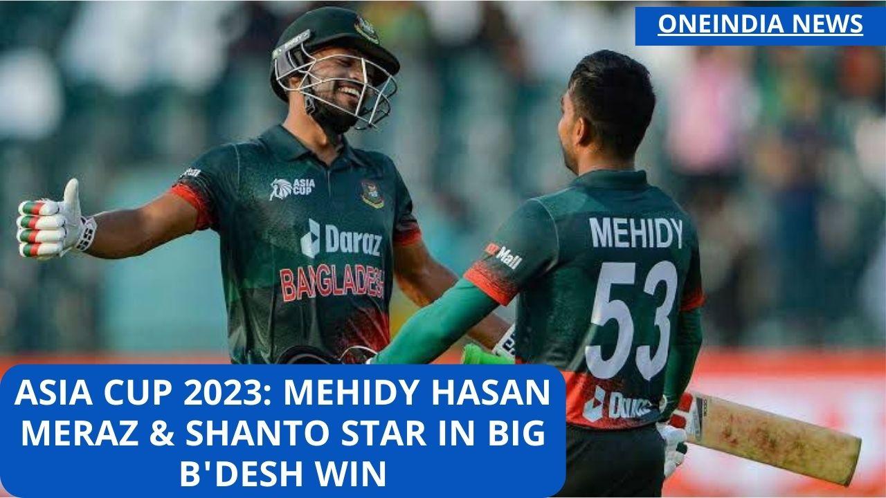 Asia Cup 2023: Bangladesh register comprehensive victory over Afghanistan in must-win game 