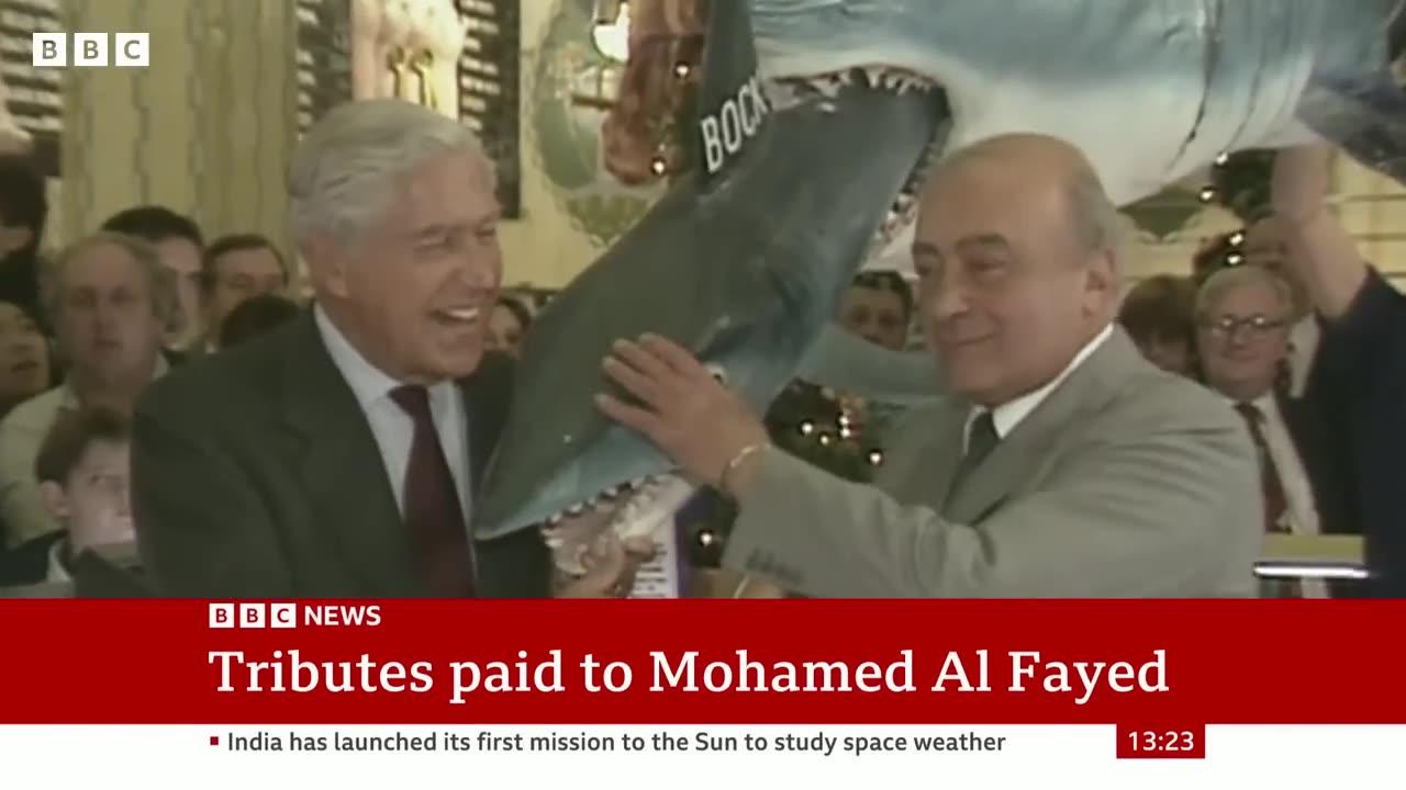 Former Harrods boss Mohamed Al Fayed dies aged 94 - BBC News