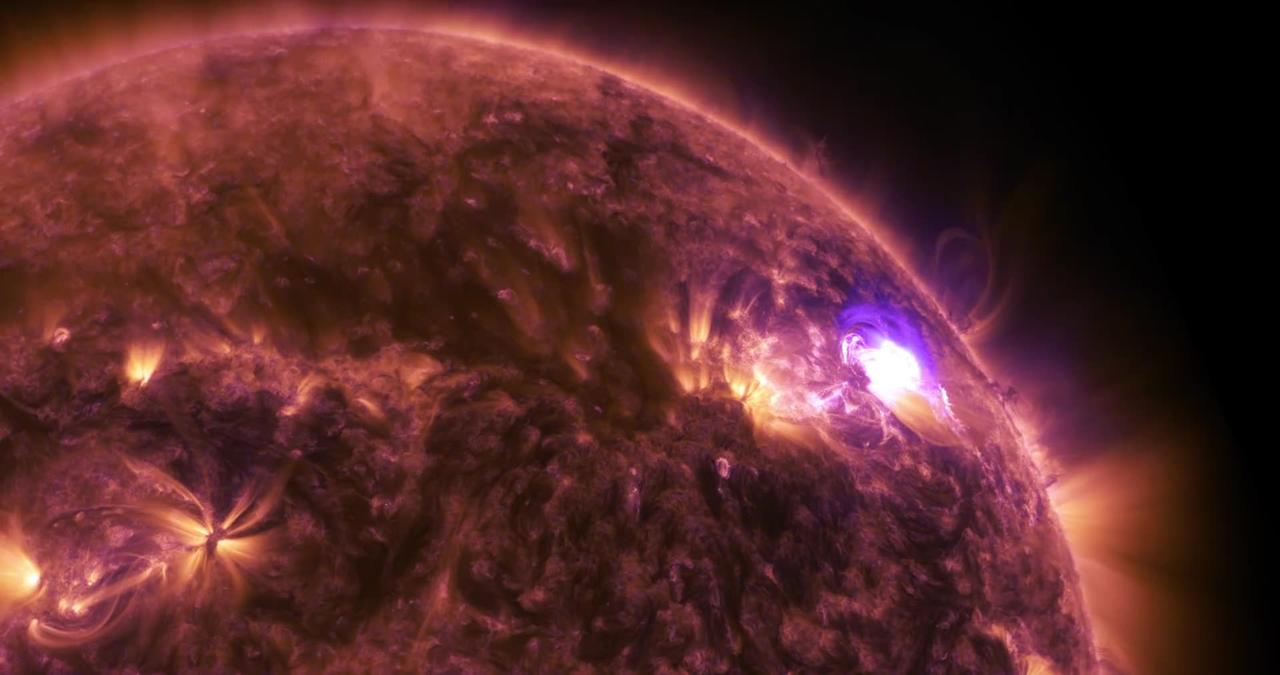 NASA s 4K View of April 17 Solar Flare