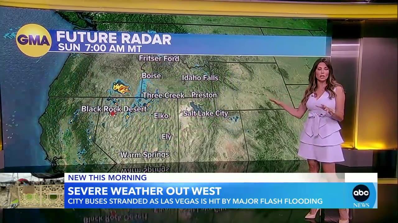 Storm leaves Burning Man attendees stuck | GMA