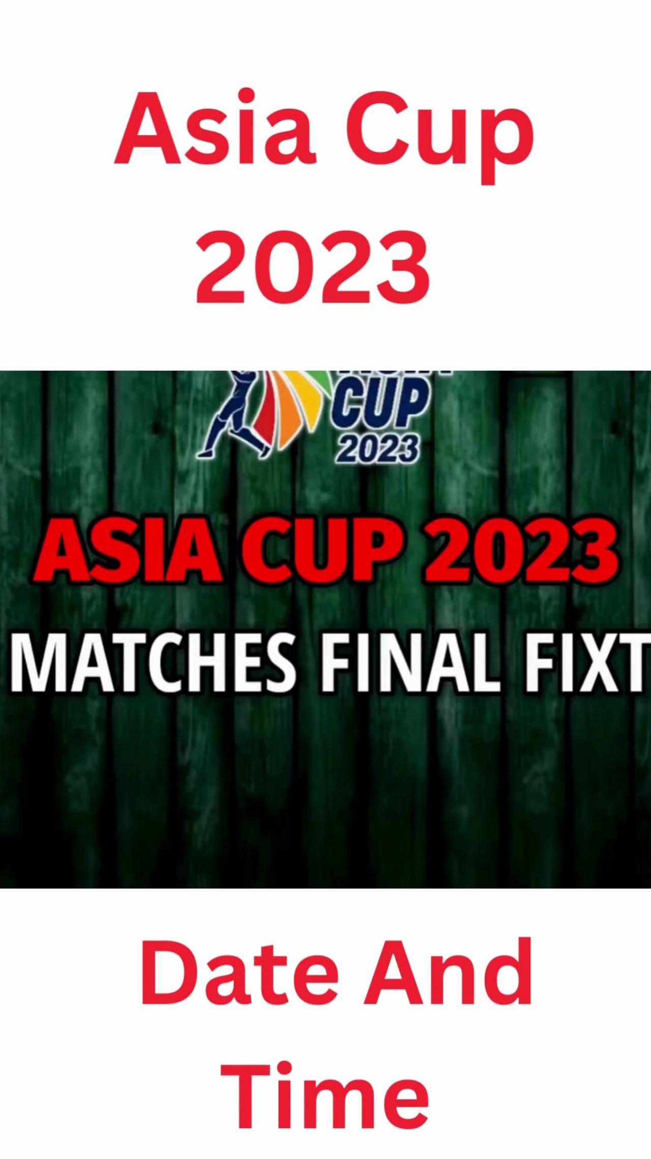 Pak Vs India  3rd Match Asia Cup 2023 Time and Date #cirket #cirketshorts #sportsworld #asiacup2023