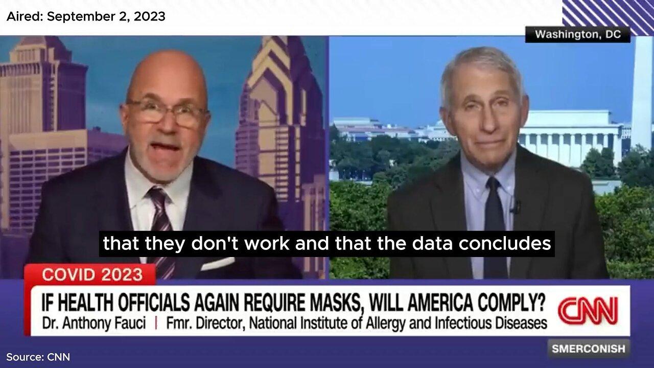 Must Watch: CNN calls out Dr. Anthony Fauci regarding the overwhelming mask studies