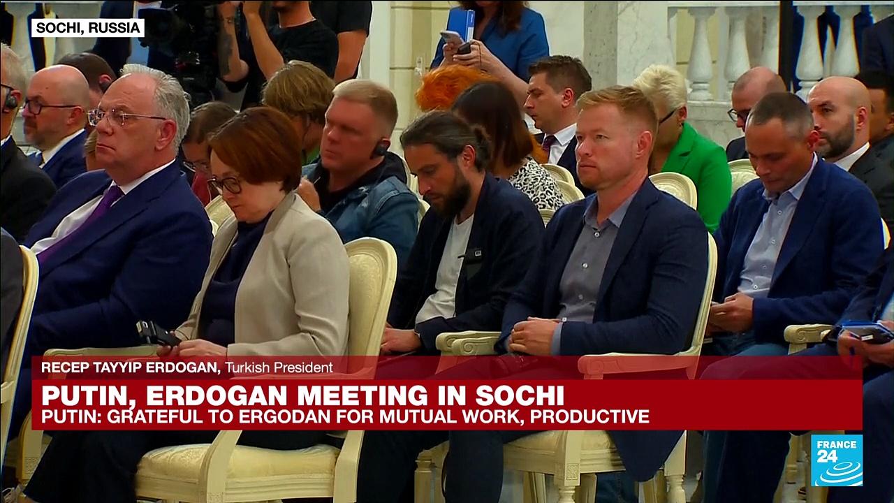 REPLAY: Putin, Erdogan give press conference after grain talks in Sochi