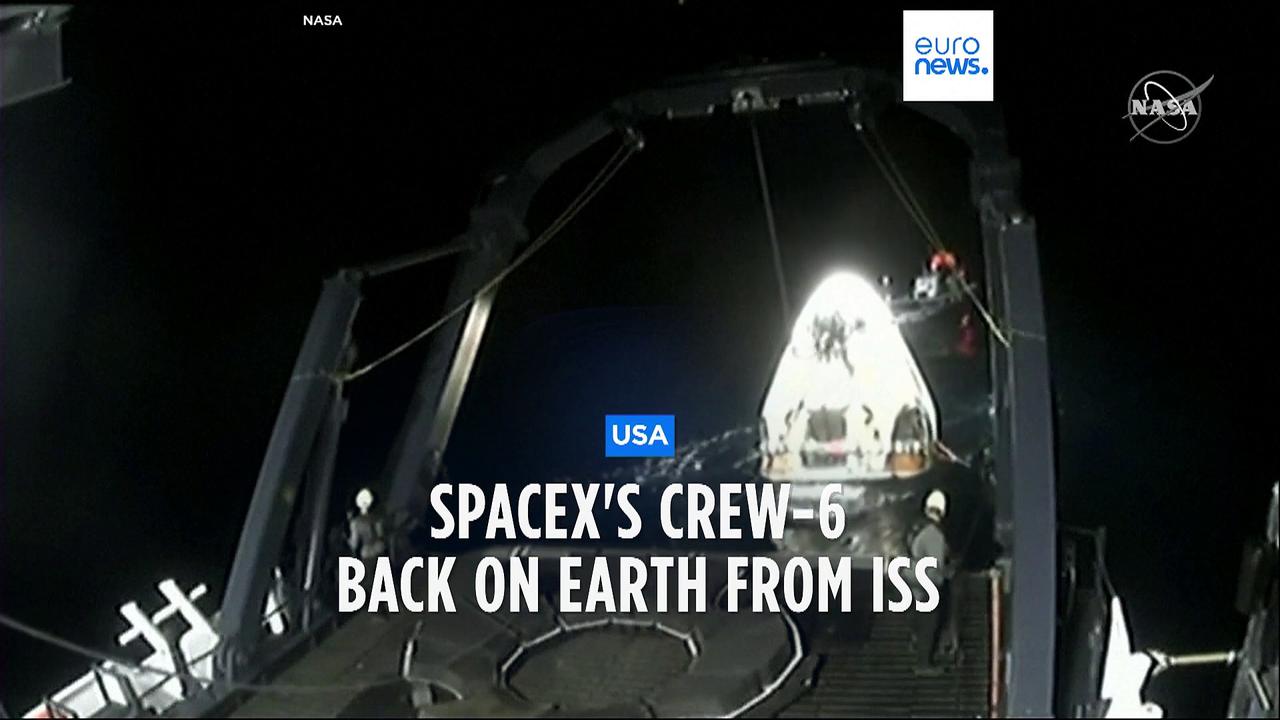 SpaceX astronauts safely return to earth after International Space Station mission