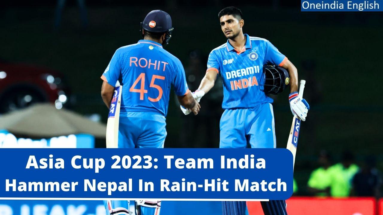 Asia Cup 2023: Rohit Sharma-Shubman Gill star in Big India Win over Nepal 