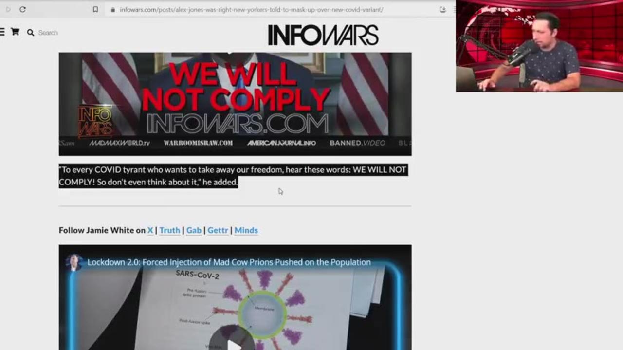 ALEX JONES RIGHT AGAIN! - NEW COVID RESTRICTIONS IN NYC & CALIFORNIA! - IT'S HAPPENING!