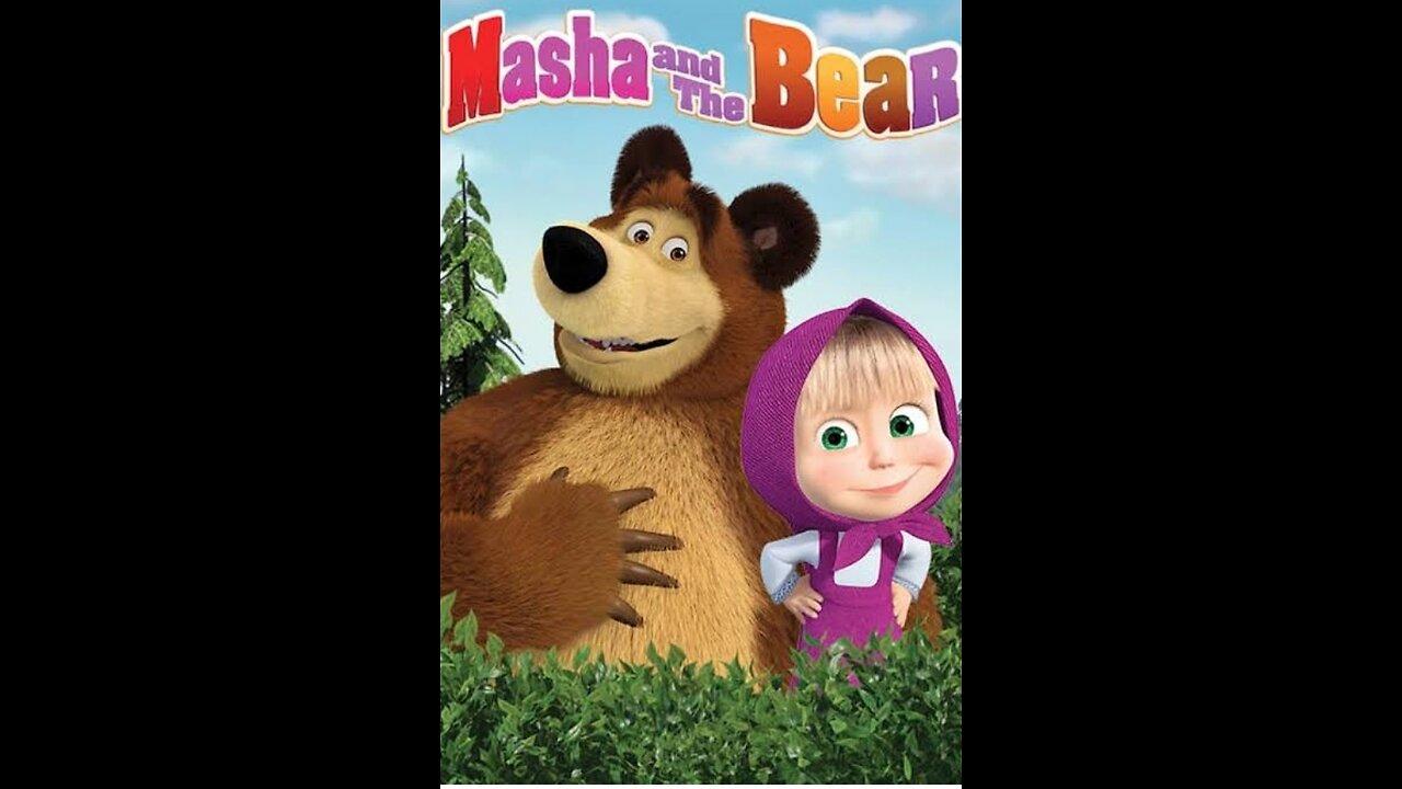 MASHA And the Bear Running Errands, Cartoon, Live cartoon