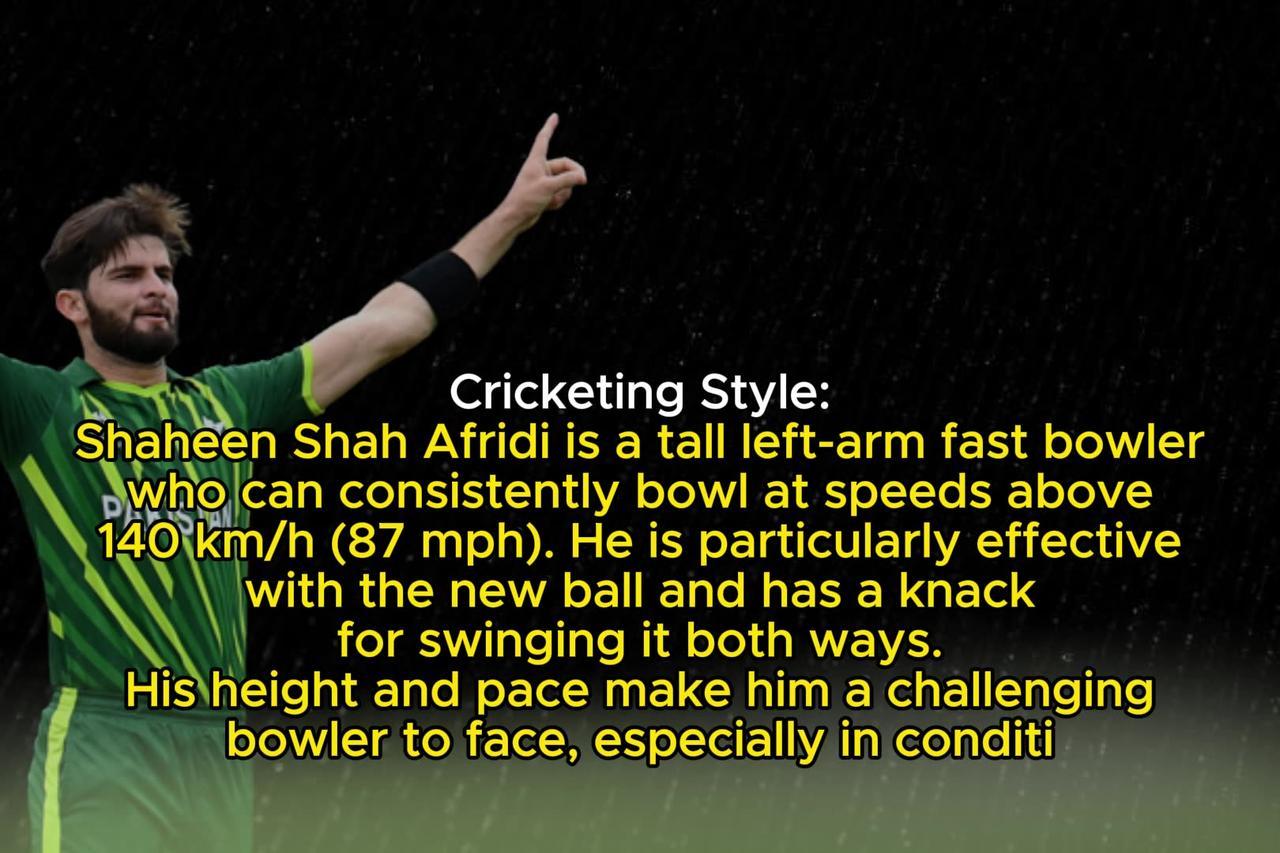 Shaheen shah afridi biography