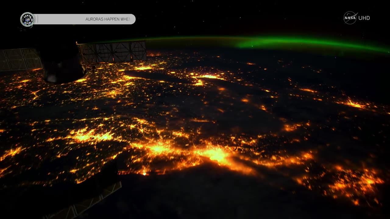 Ultra-High Definition Aurora Borealis from Space
