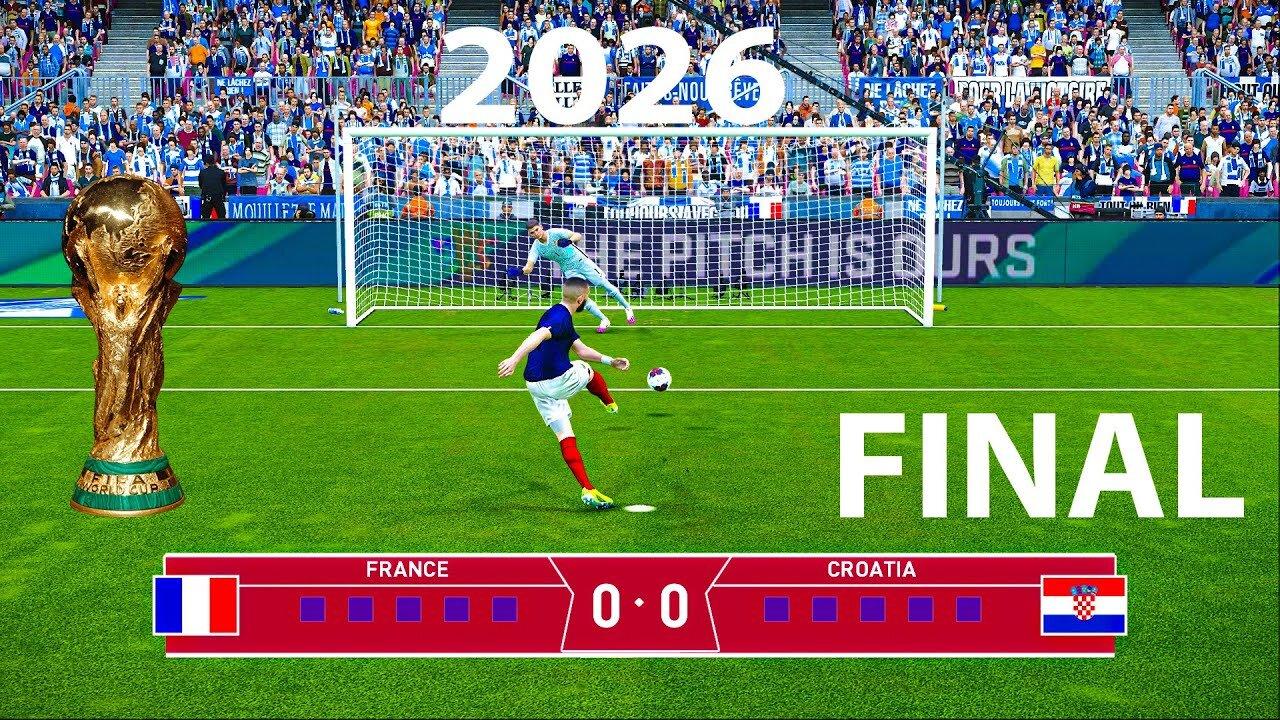 France V Croatia  | FINAL - FIFA World Cup 2026 Mexico | eFootball Pes Gameplay