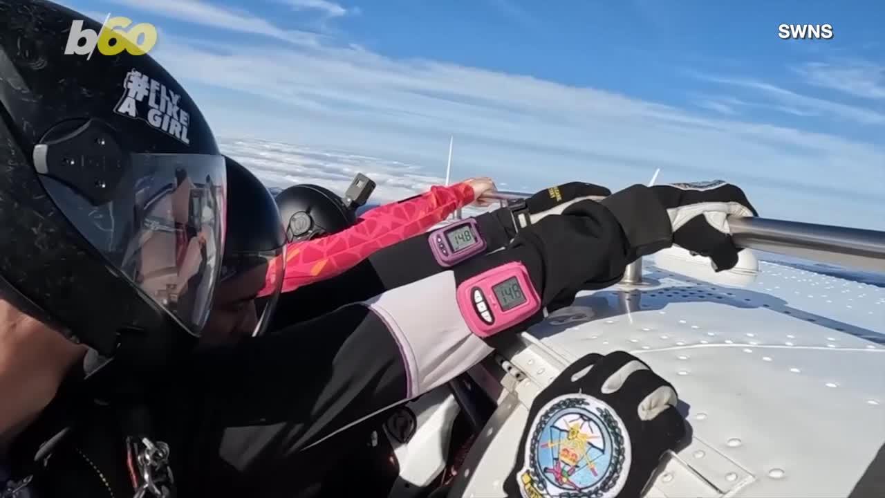 These Women Set a World Record Skydiving Upside-down