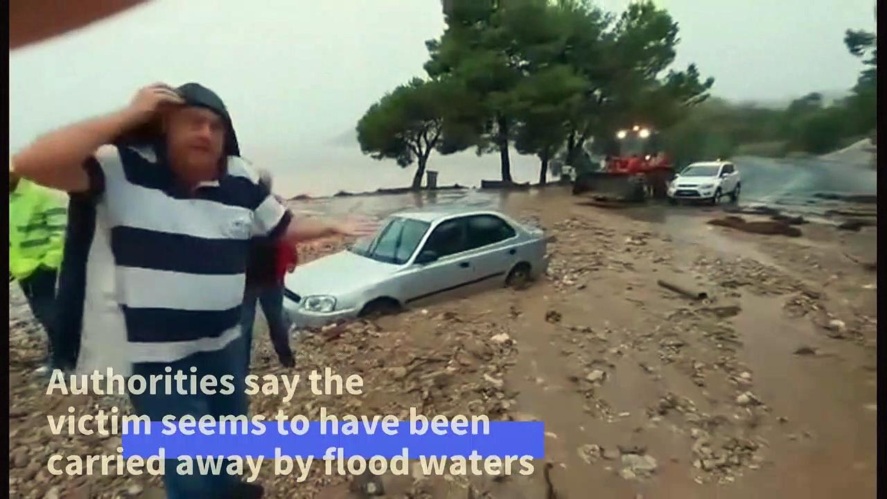 Greek mayor urges residents to stay indoors as flood waters rise