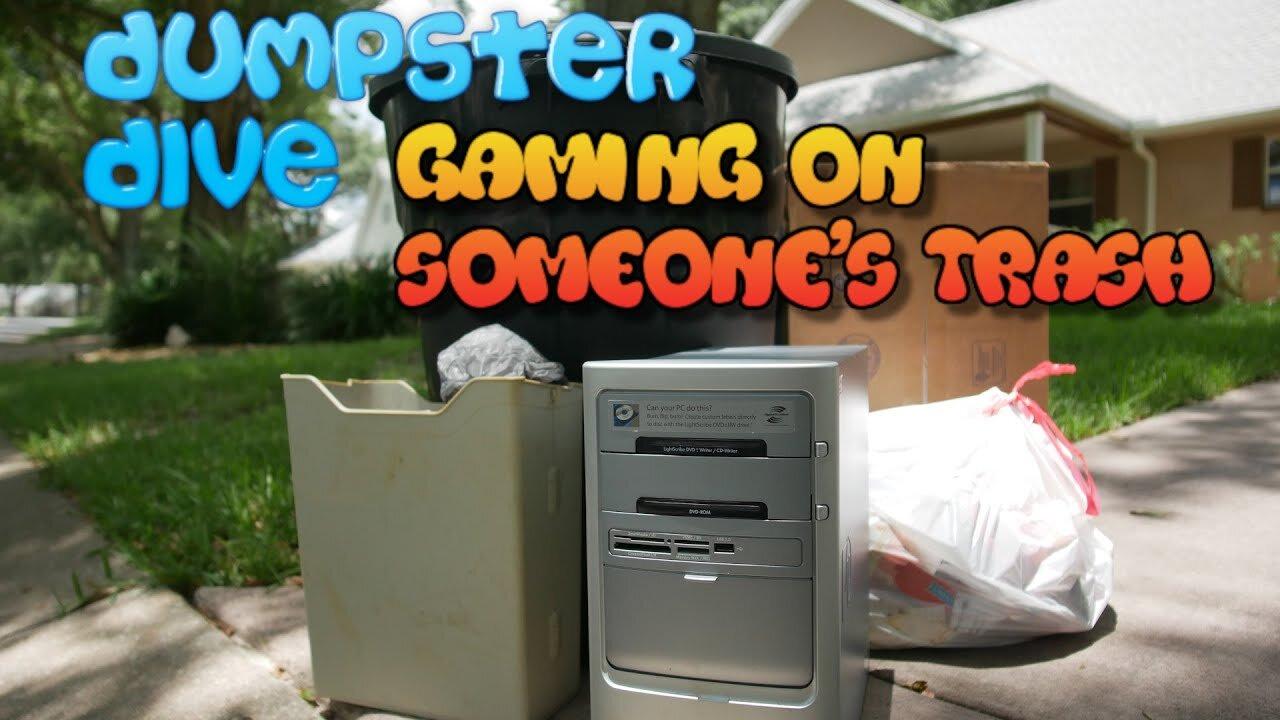Dumpster Dive!  Restoring a trashed PC into a Windows XP Gaming Rig!  Playing Abandonware Games
