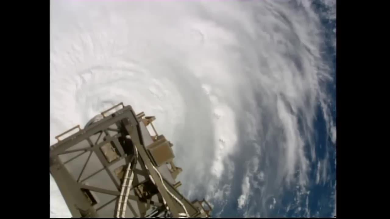 Hurricane Franklin view from International Space Station