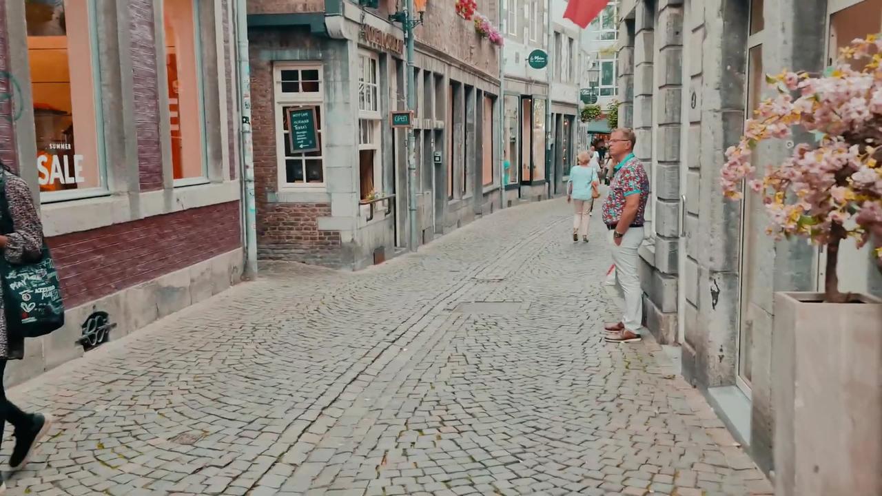 Maastricht, Niederlande Walking Tour 4K