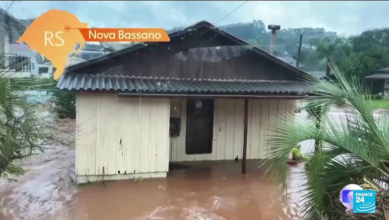Cyclone batters southern Brazil in the latest weather disaster to hit country