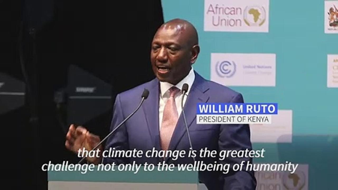 World leaders speak at Africa Climate Summit, US pledges $30 million