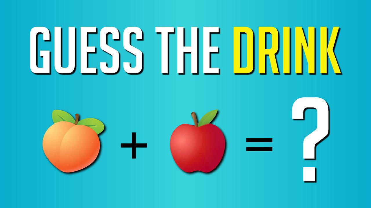 can you guess the drink by emoji