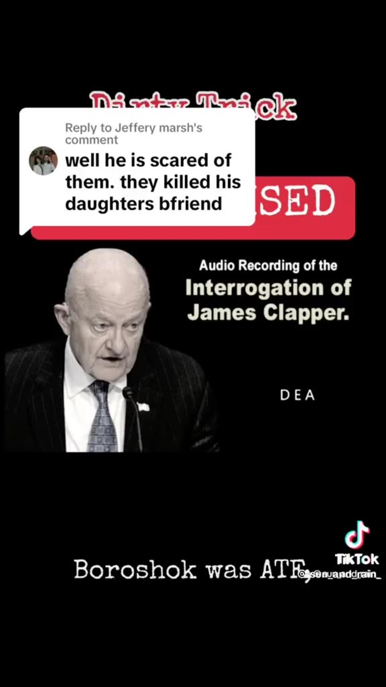 AUDIO RECORDING OF THE INTERROGATION OF JAMES CLAPPER