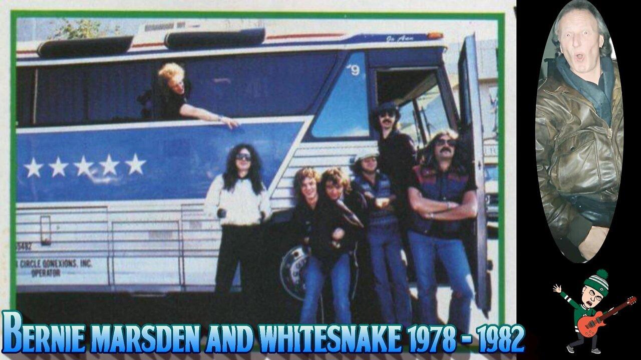 Bernie Marsden & Whitesnake 1978-1982 with Whitesnake Road Manager Wille Fyffe