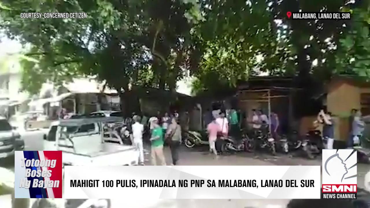 Mahigit 100 pulis, ipinadala ng PNP sa malabang, Lanao Del Sur