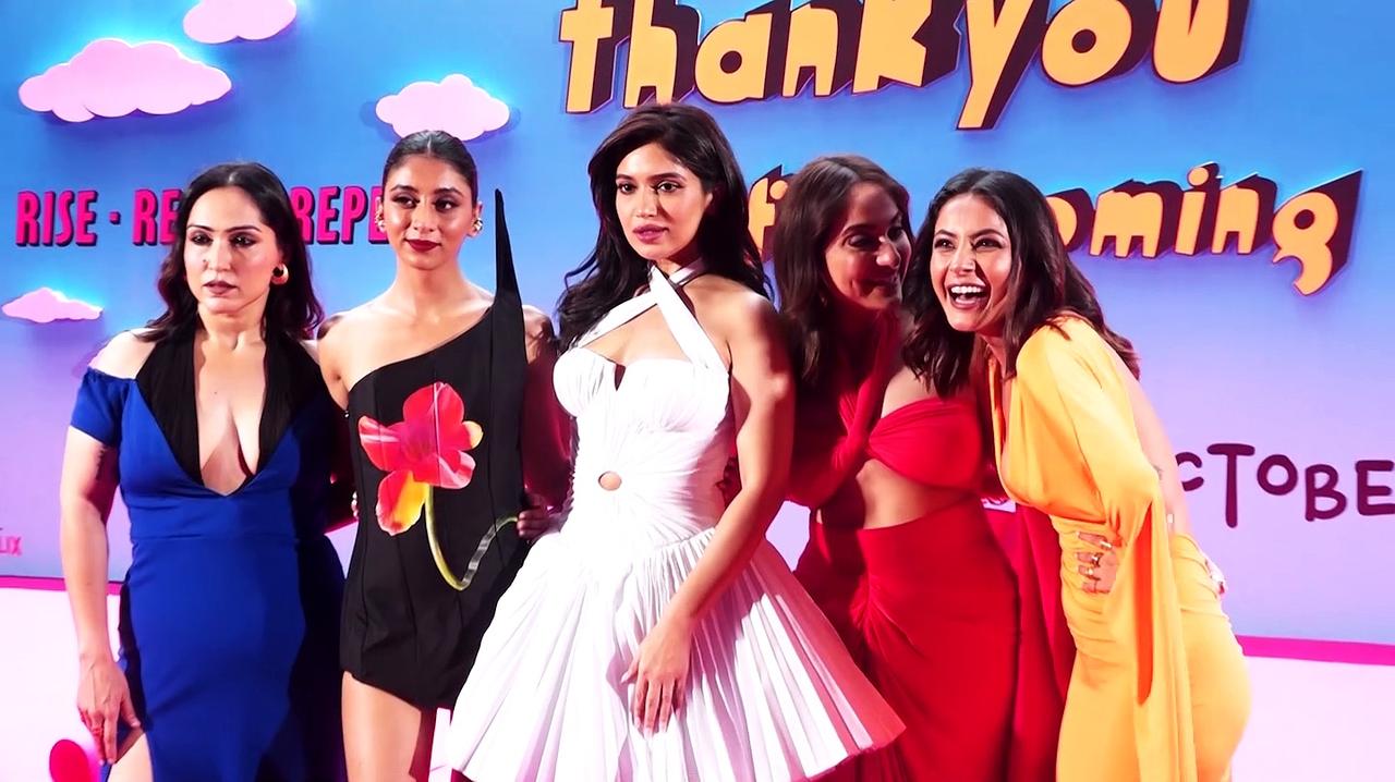 Bhumi, Shehnaaz, Kusha and others turn up the heat at 'Thank You For Coming' trailer launch event