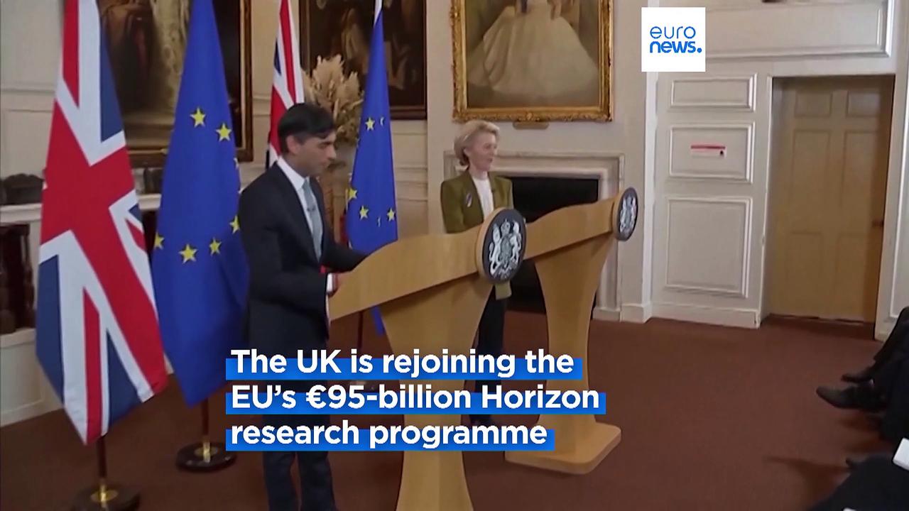 UK rejoins EU's €95.5 billion Horizon research programme