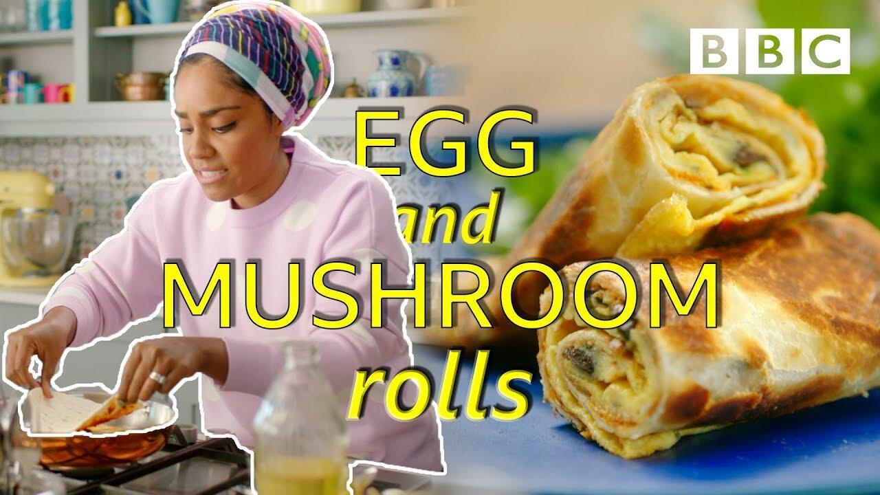 Nadiya's 5 minute crispy egg rolls