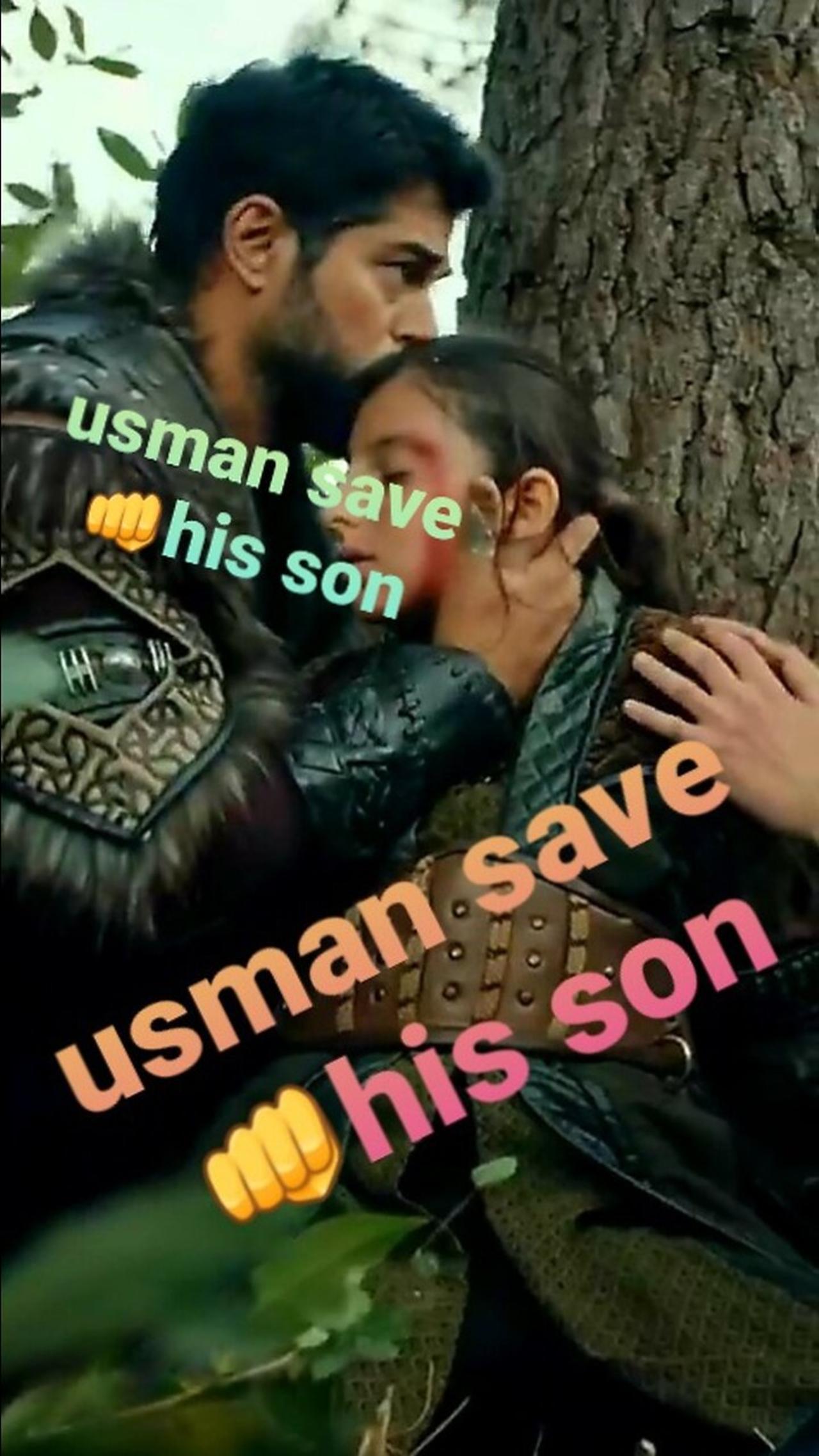 Usman save his son .