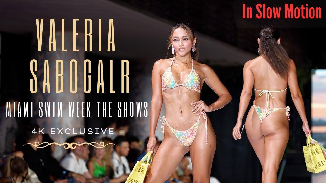 Valeria Sabogalr in Slow Motion _ Miami Swim Week The Shows 2023