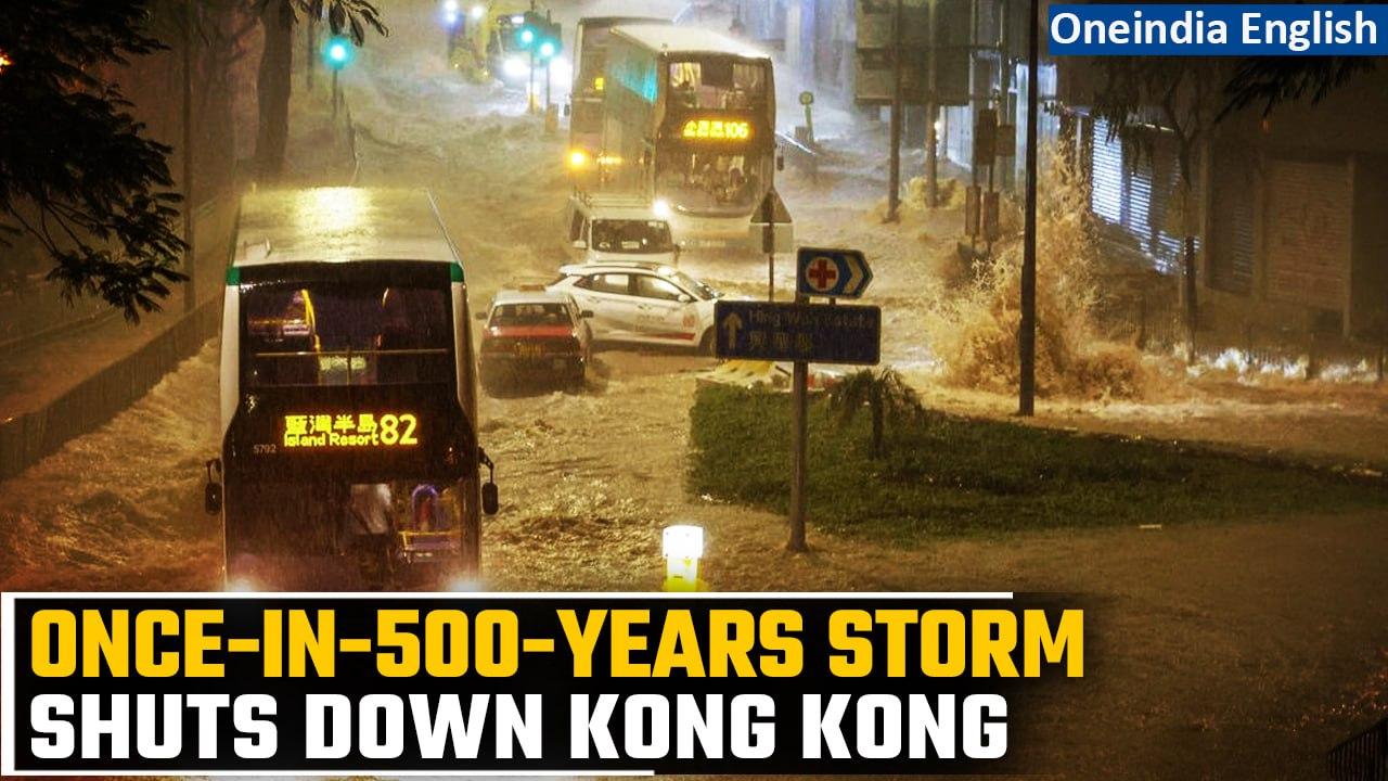 Record rainfall brings Hong Kong to a standstill; Black rainstorm sparks flooding, landslides