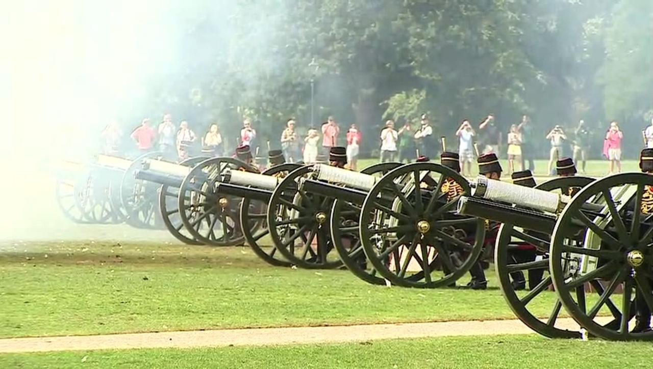 Anniversary of King’s accession marked with gun salute