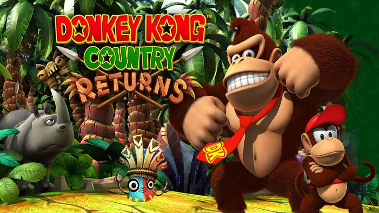 Donkey Kong Country Returns (Worlds 1 to 9)