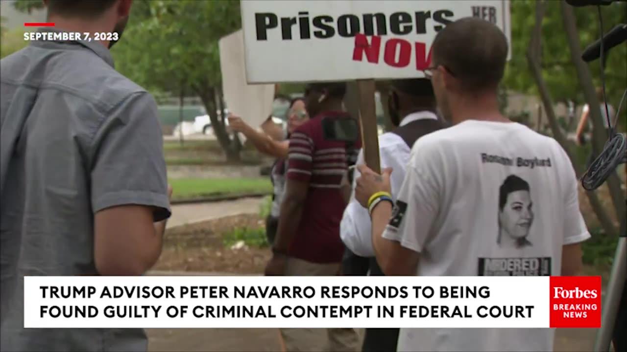 Peter Navarro Lambasts Biden DOJ, Talks Possible Prison Sentence After Guilty Verdict | Full Remarks