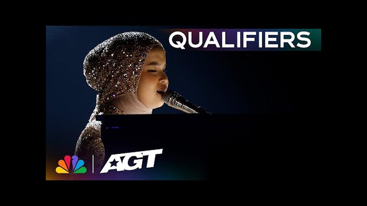 Putri Ariani STUNS with _I Still Haven't Found What I'm Looking For_ by U2 _ Qualifiers _ AGT 2023