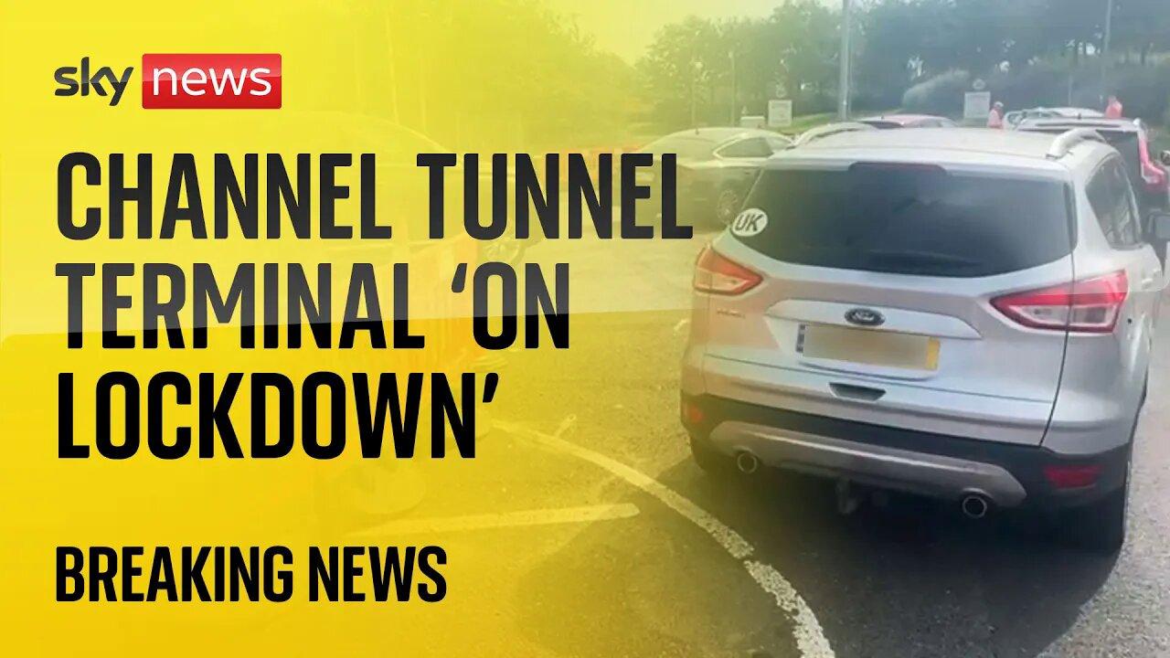 Channel tunnel terminal shut after suspicious car stopped