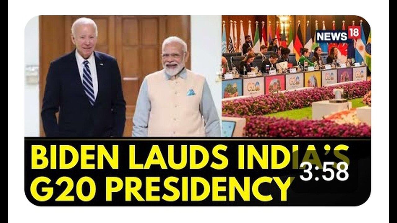 Joe Biden Lauds India's G20 Presidency After Holding Talks With PM Modi | G20 Summit 2023 India