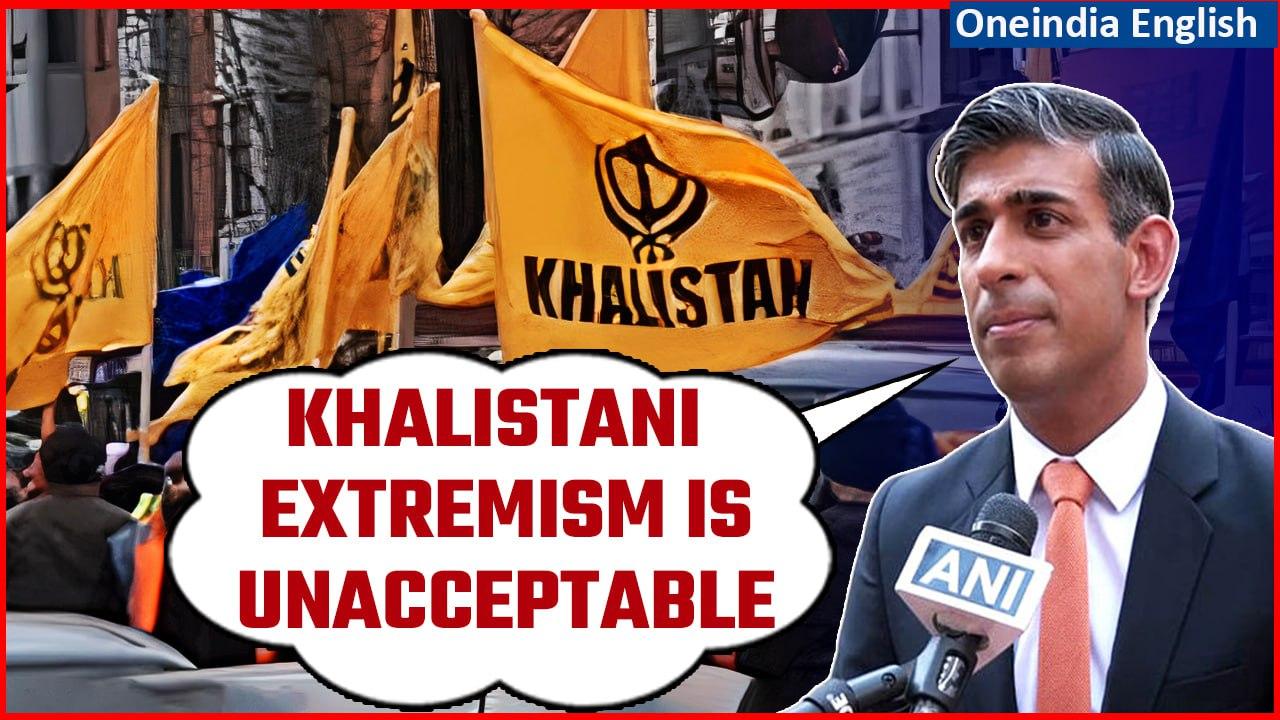 G20: UK PM Rishi Sunak slams pro-Khalistani extremism, says UK won’t tolerate it | Oneindia News
