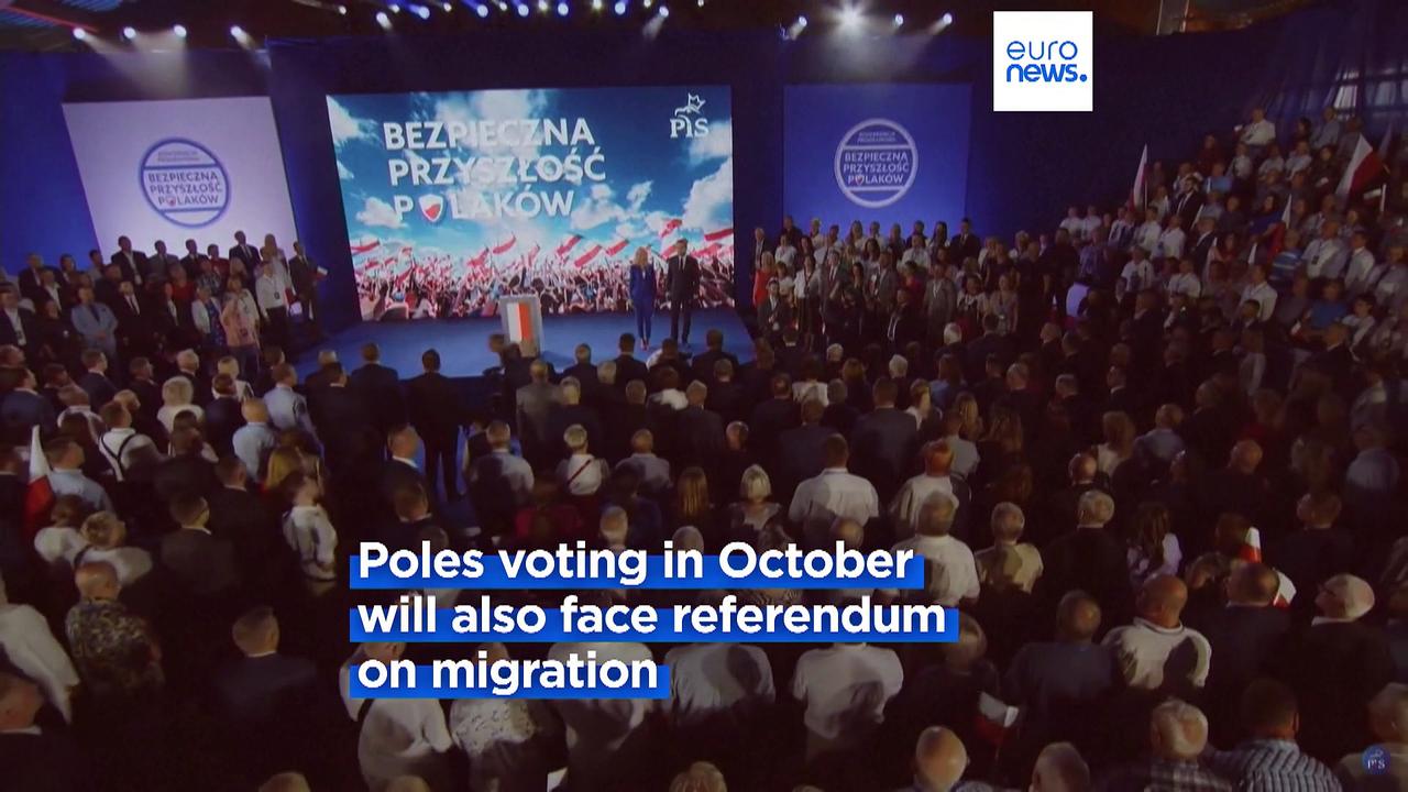 Poland's political parties reveal campaign programs before next month's general election