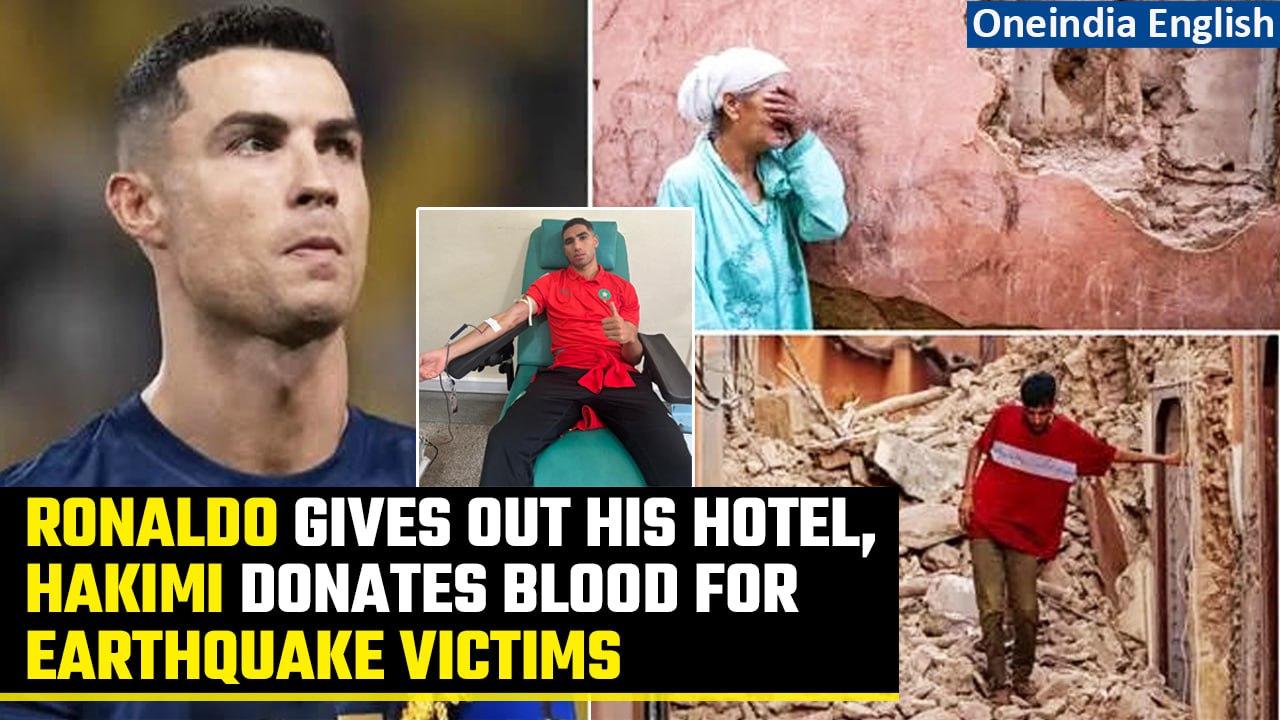 Morocco earthquake: Cristiano Ronaldo’s hotel offers shelter, Hakimi donates blood to survivors