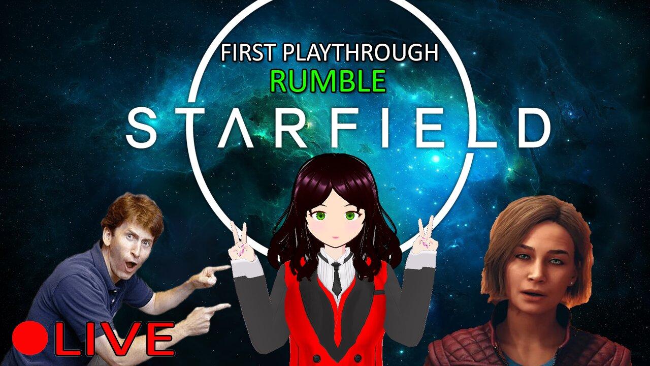 (VTUBER) - Short Starfield Stream tonight - First Playthrough #2 - Rumble