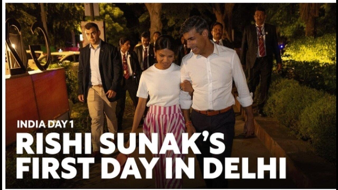 Rishi Sunak's first visit to India as Prime Minister | India Day 1