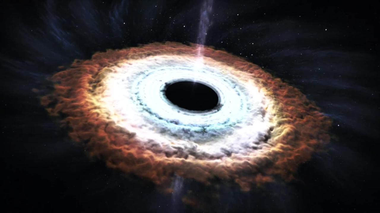 Massive black Hole Shreds Passing Star | Nasa