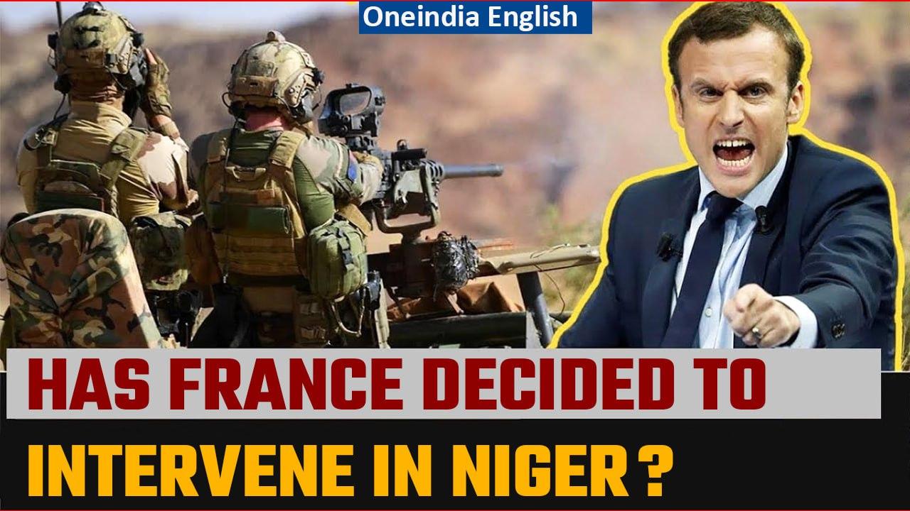 Niger's junta accuses France of consolidating troops in a possible bid to intervene I Oneindia News